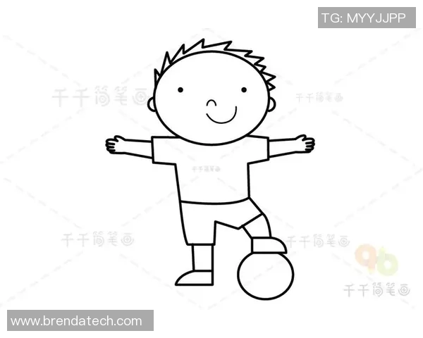 简单易学的足球明星画法技巧让你轻松绘制帅气形象 简单易学的足球明星画法技巧让你轻松绘制帅气形象